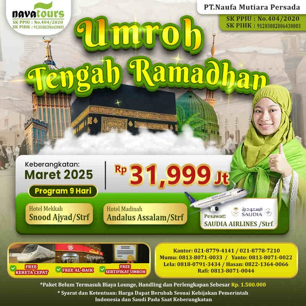 biaya umroh terbaru