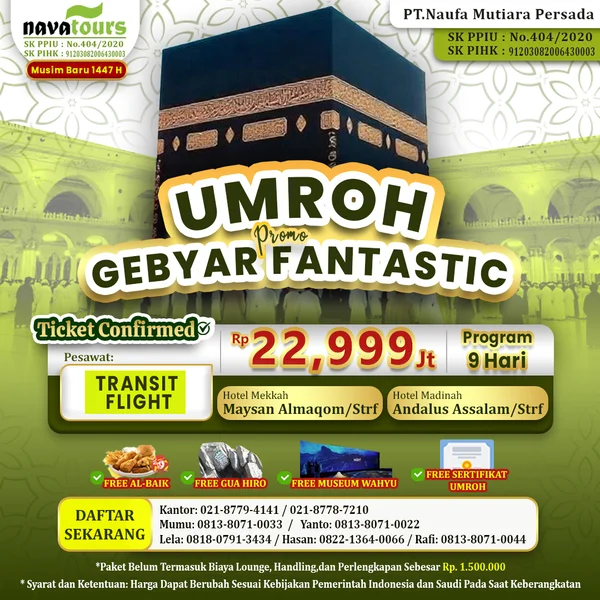biaya umroh 2025 rp 22 jutaan di jakarta