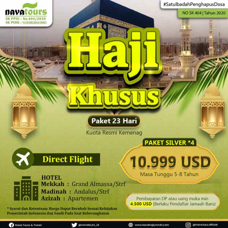 paket haji khusus resmi kemenag fasilitas lengkap